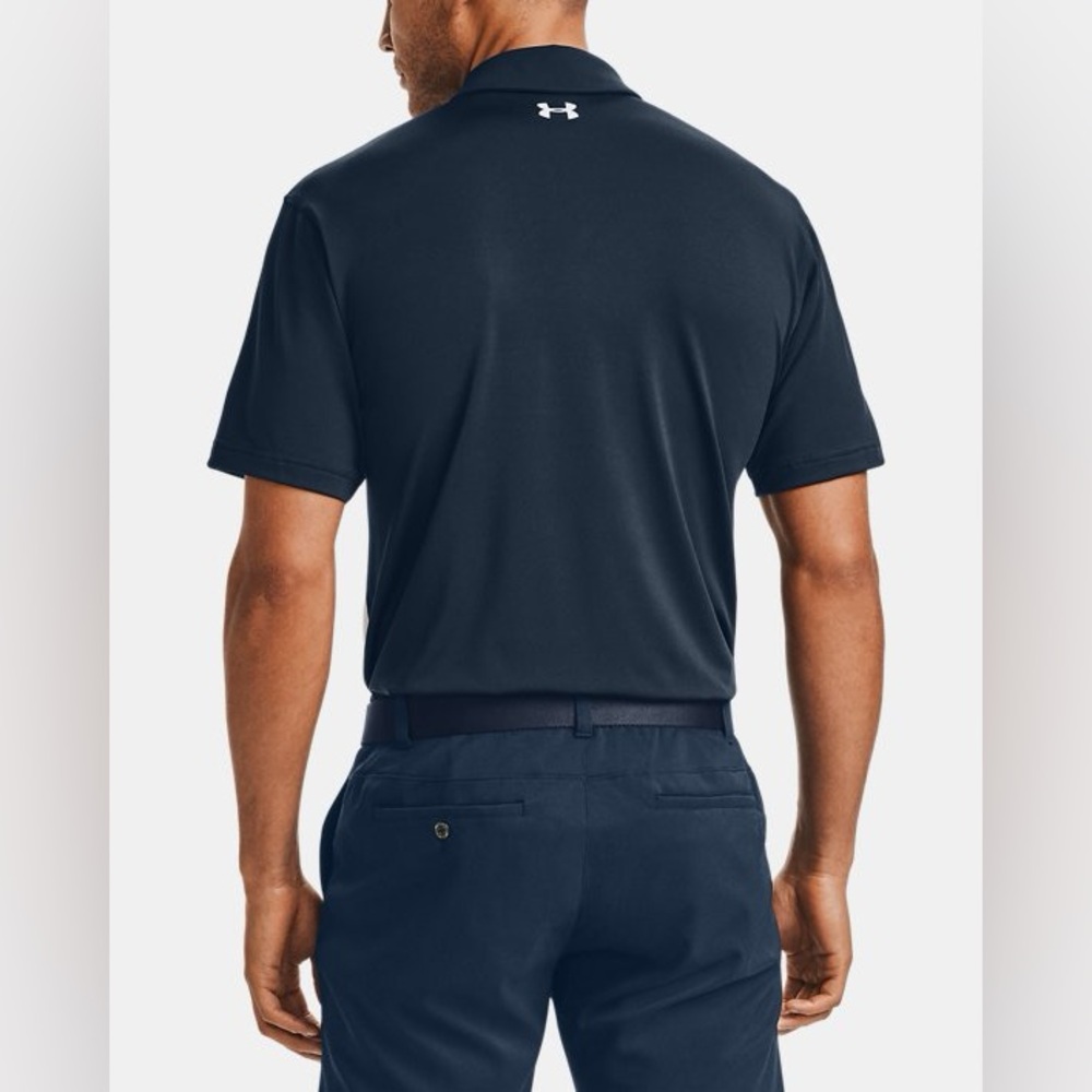 Under Armour Men's XL The Play Off Colorblock Polo Shirt HeatGear Top new nwt - Picture 2 of 12